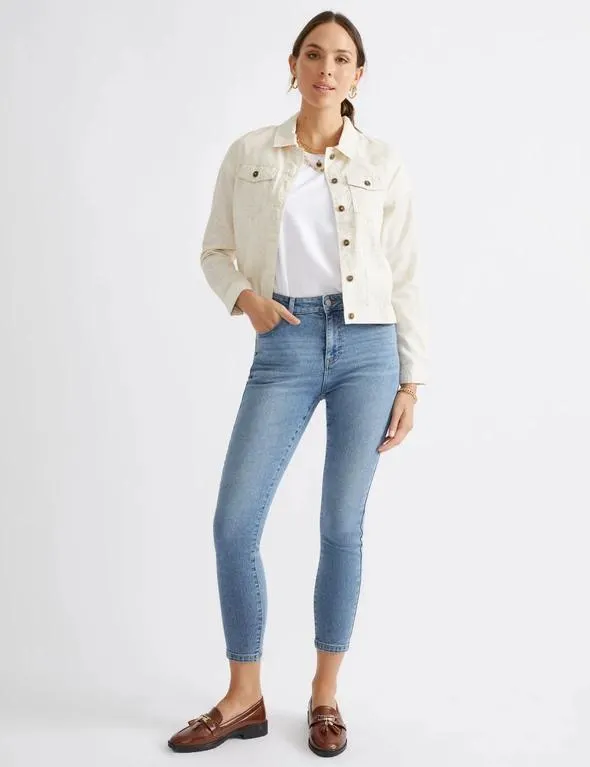 Katies Skinny Ankle Length Denim Jean