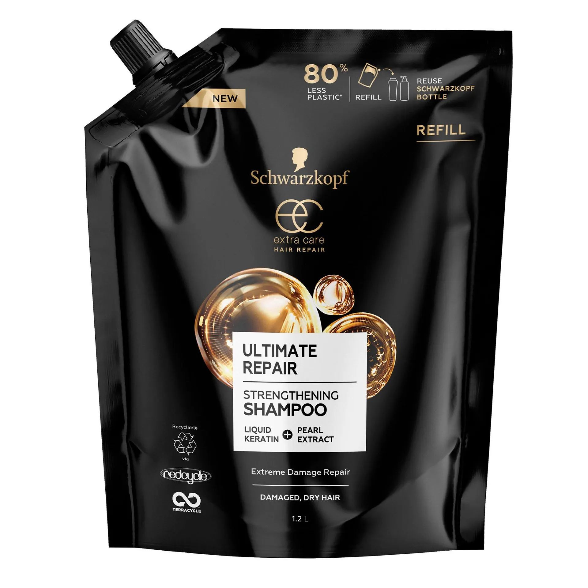 Schwarzkopf Extra Care Ultimate Repair Shampoo Refill 1.2L