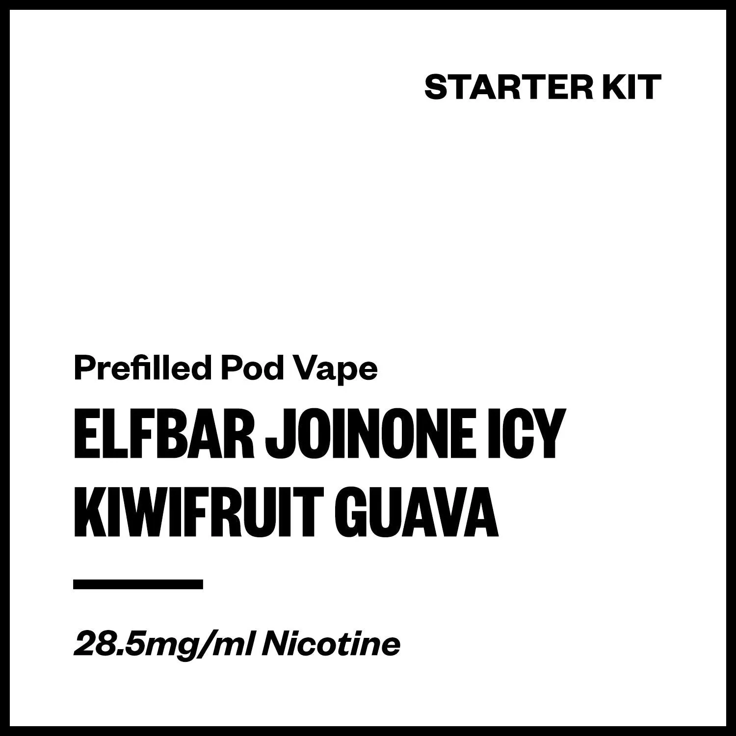 Elfbar JoinOne Icy - Kiwifruit Guava (Starter Kit)