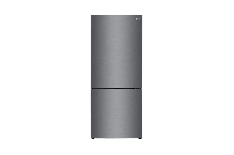 LG 420L Bottom Mount Fridge Freezer - Dark Graphite (GB-455UPLE)