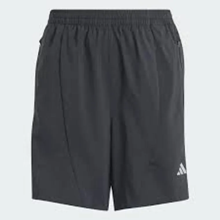 Adidas Youth Woven Shorts Black/Reflective Silver