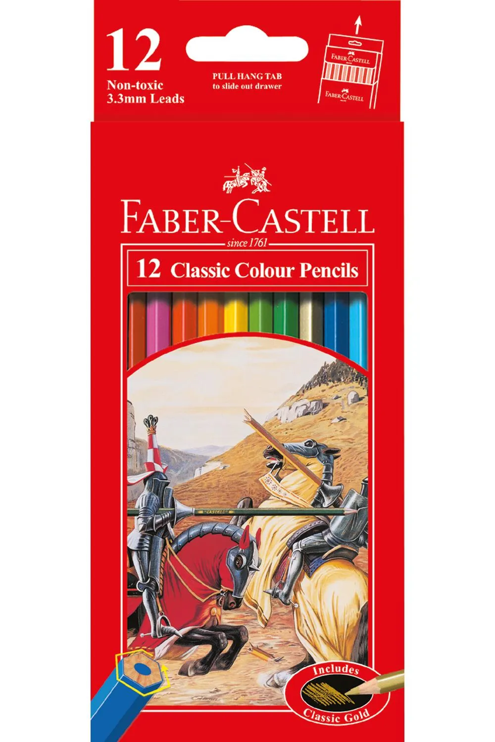 Faber Castell Classic Colour Pencils Pack of 12