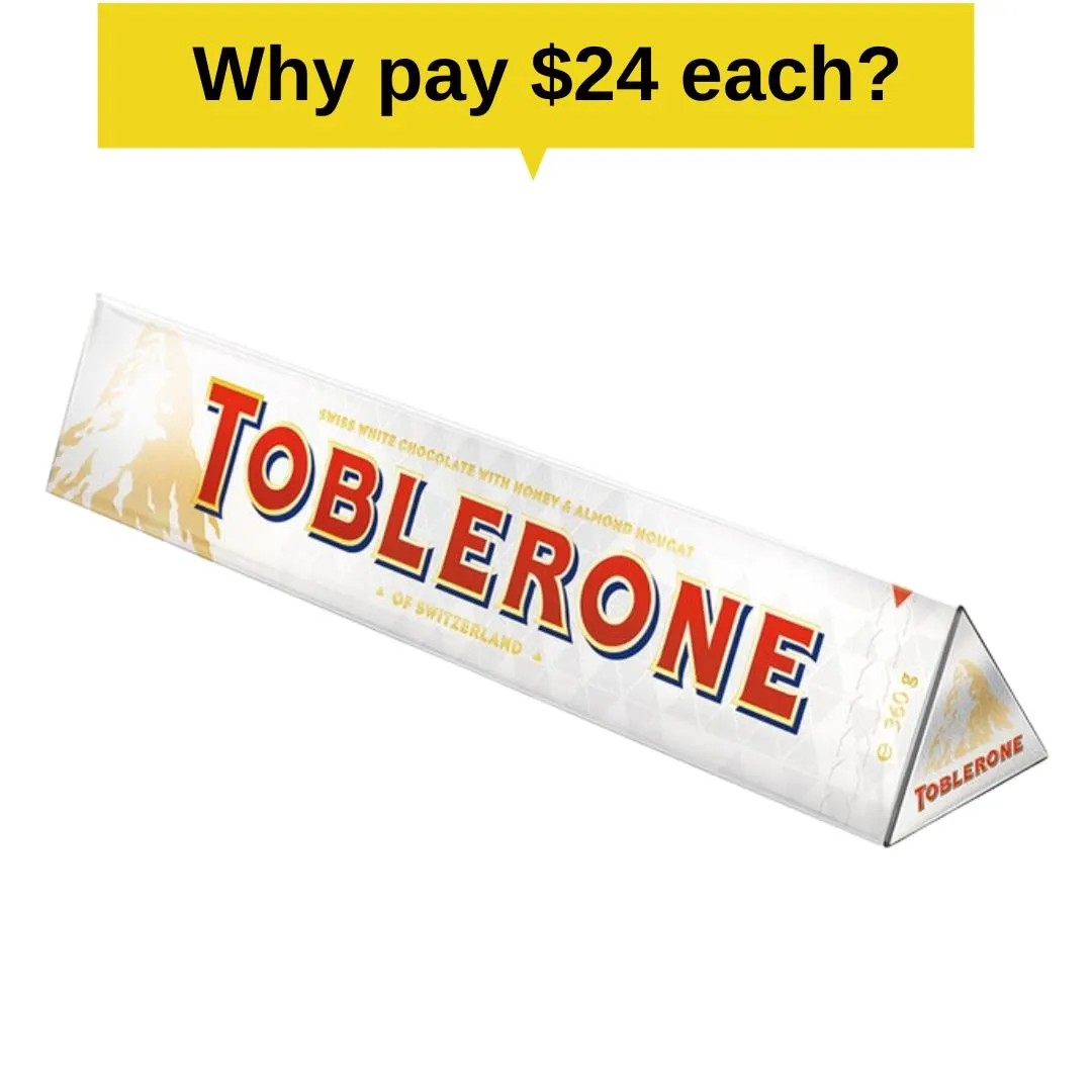 Toblerone White Chocolate 360g