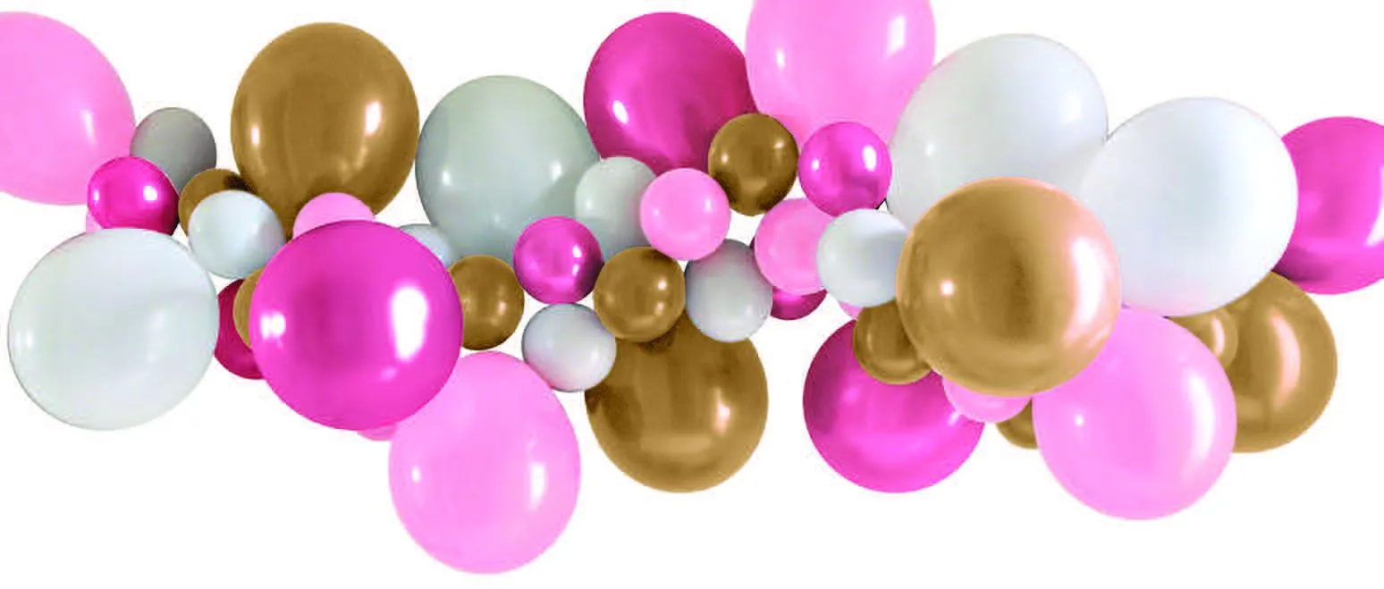 BALLOON GARLAND PINK