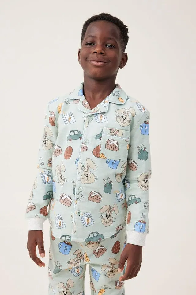 William Long Sleeve Pyjama Set