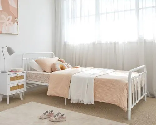 Sonata Bed - Single - White