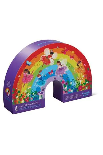 Crocodile Creek Floor Jigsaw Puzzle Over the Rainbow 36 Pieces