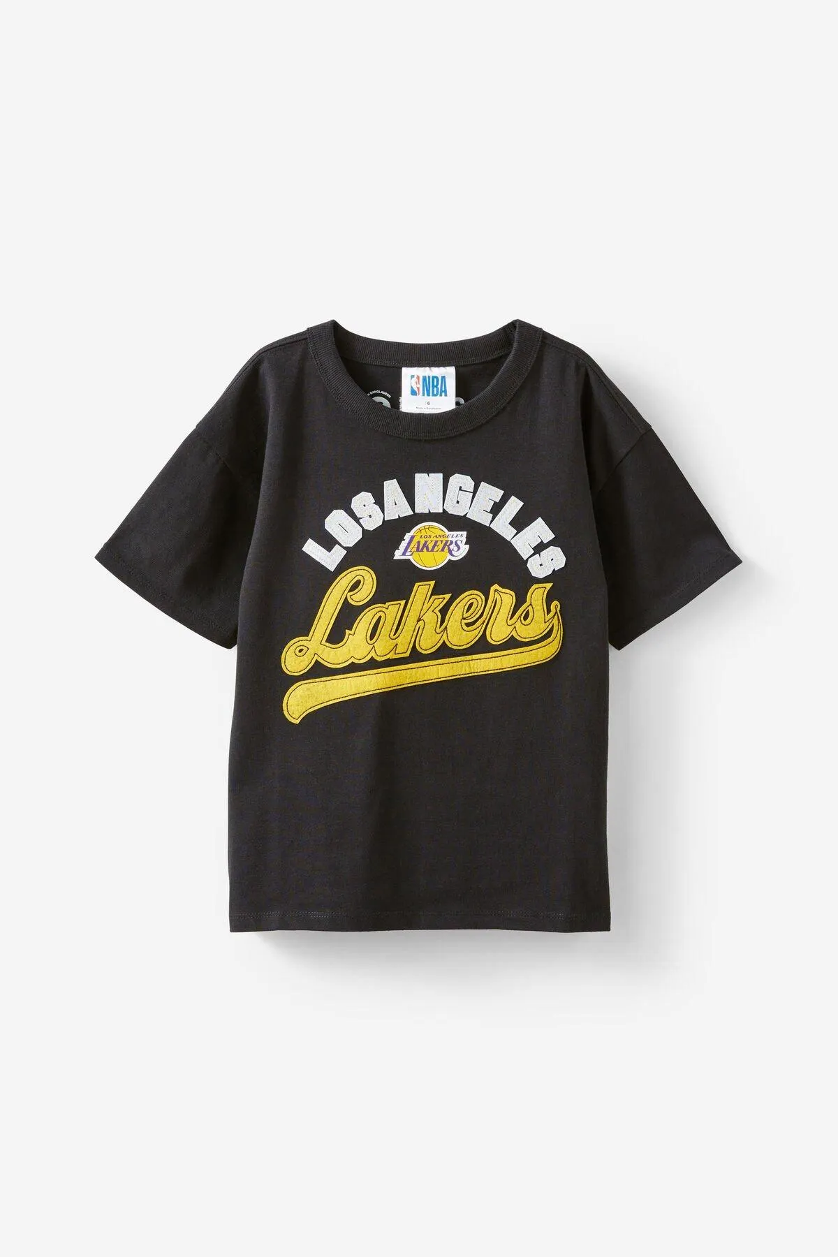 LA Lakers Drop Shoulder Short Sleeve Tee