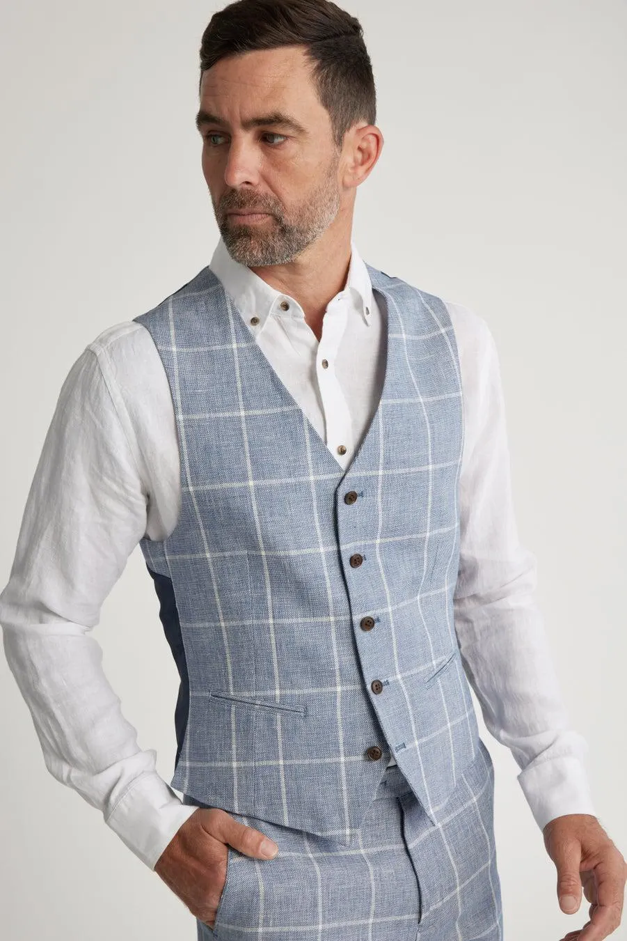 Woodhall Check Waistcoat