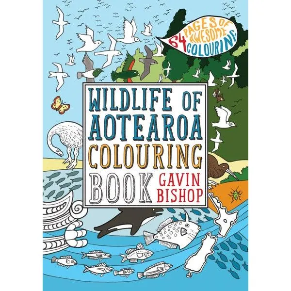 Wildlife of Aotearoa Colouring Book Paperback