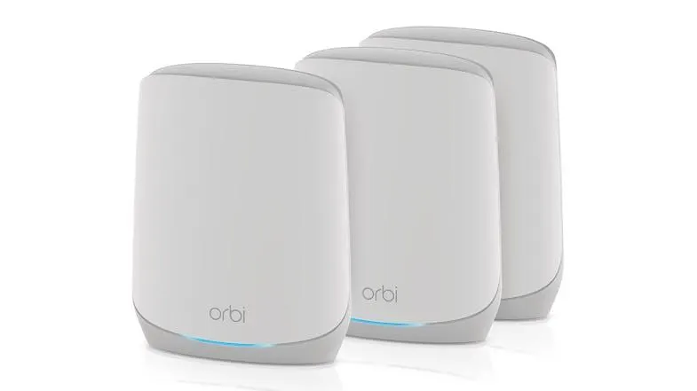 Netgear Orbi RBK763S AX5400 Tri-Band Mesh Wi-Fi 6 System - 3 Pack