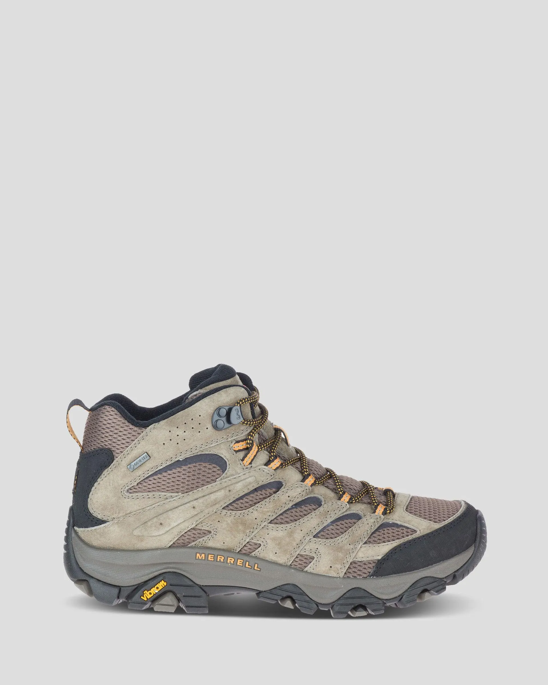 Men's Merrell Moab 3 Mid Waterproof Hiking Boot - Walnut