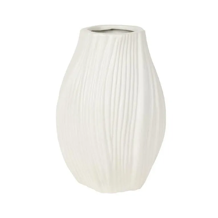 Living & Co Swirl Ceramic Vase 18cm