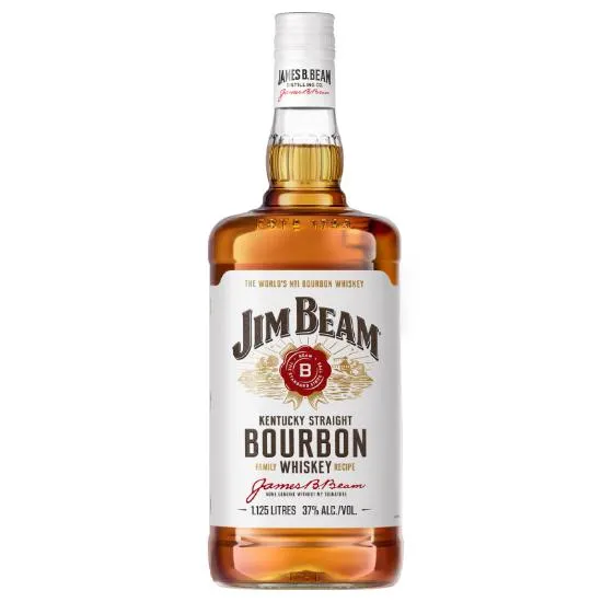 Jim Beam White Label Bourbon 1.125 Litre