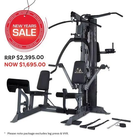 G5000 Home Gym Package includes Pec dec - Excludes Leg Press and VKR