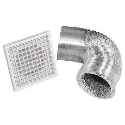 100Mm 3M Aluminium Ducting Kit