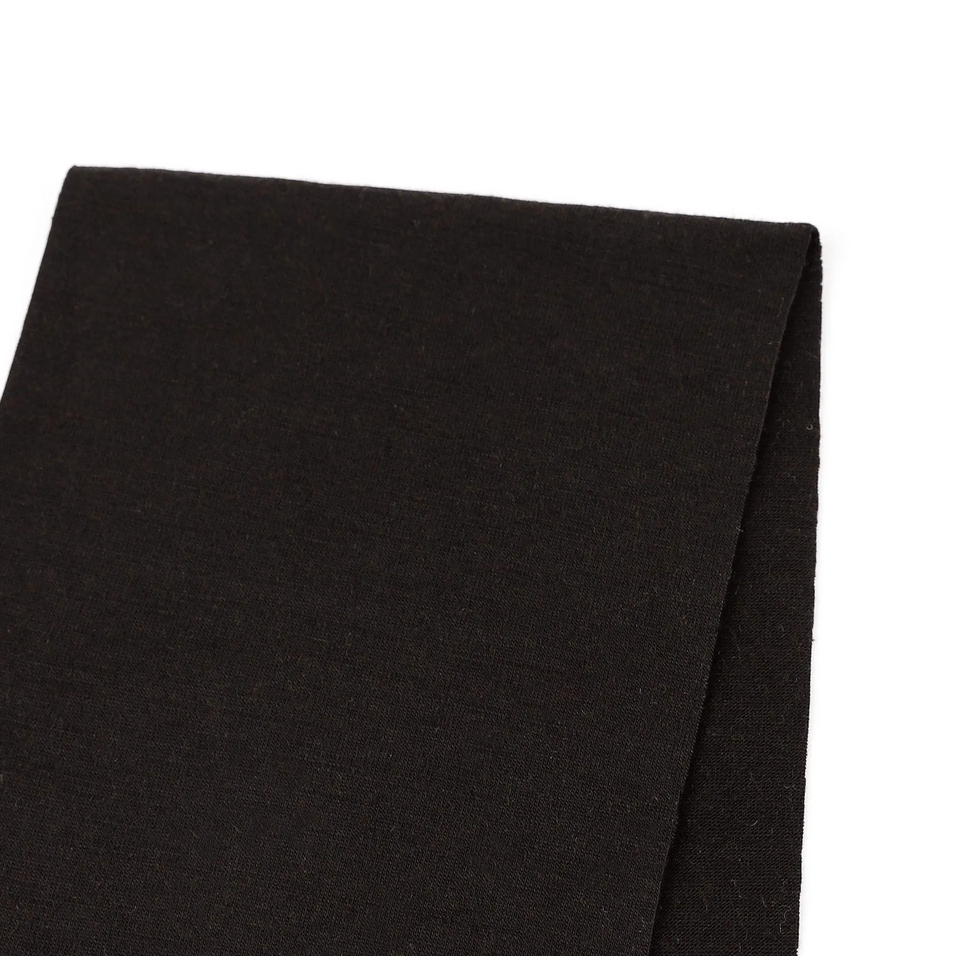 Stretch Midweight RWS Merino Jersey - Black