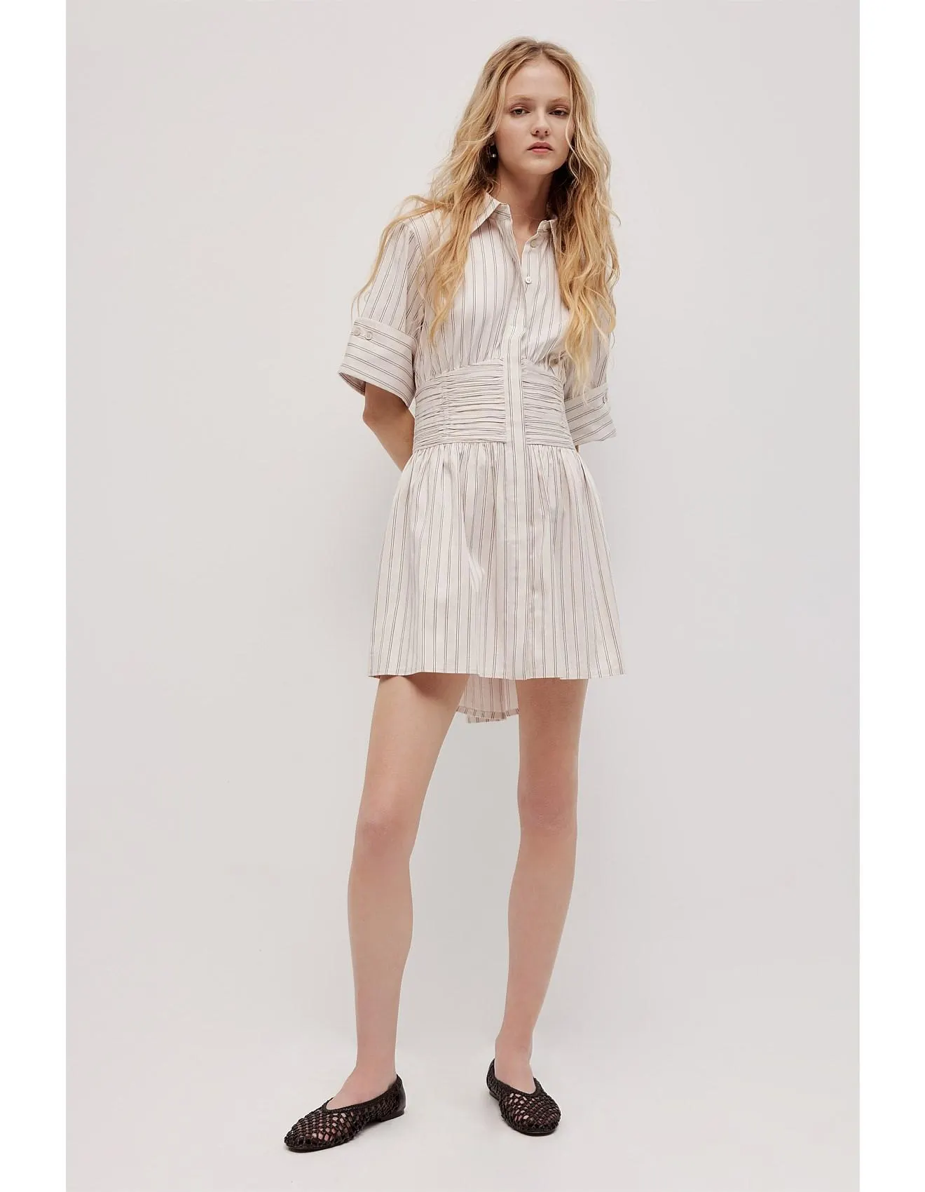 LAURE MINI SHIRT DRESS