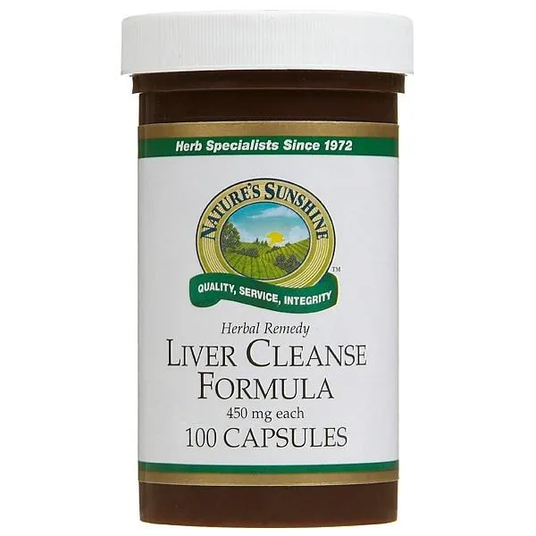 Natures Sunshine Liver Cleanse Formula 100 Capsules