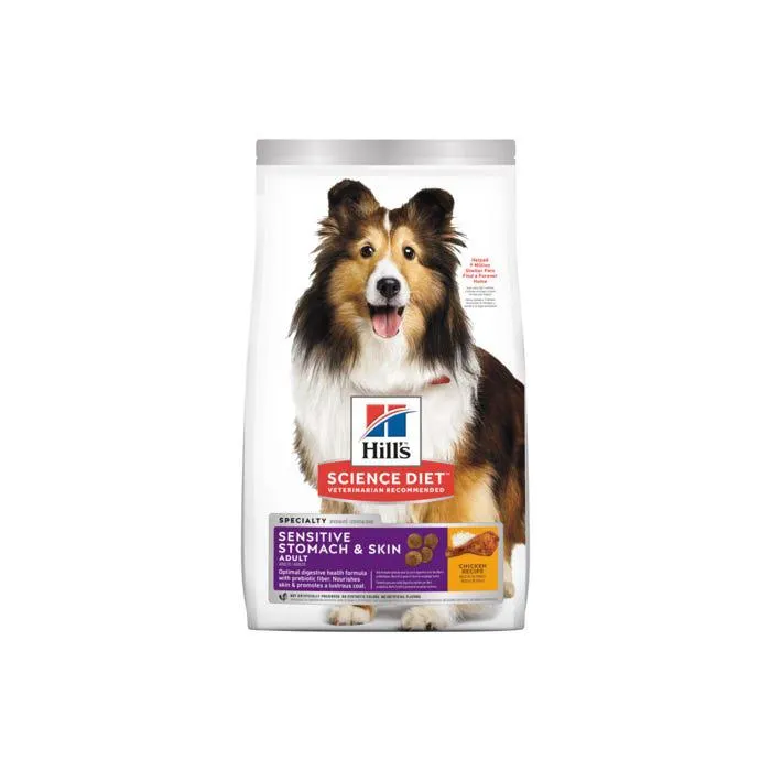 Hill's Science Diet Adult Sensitive Stomach & Skin Dog Food 12kg