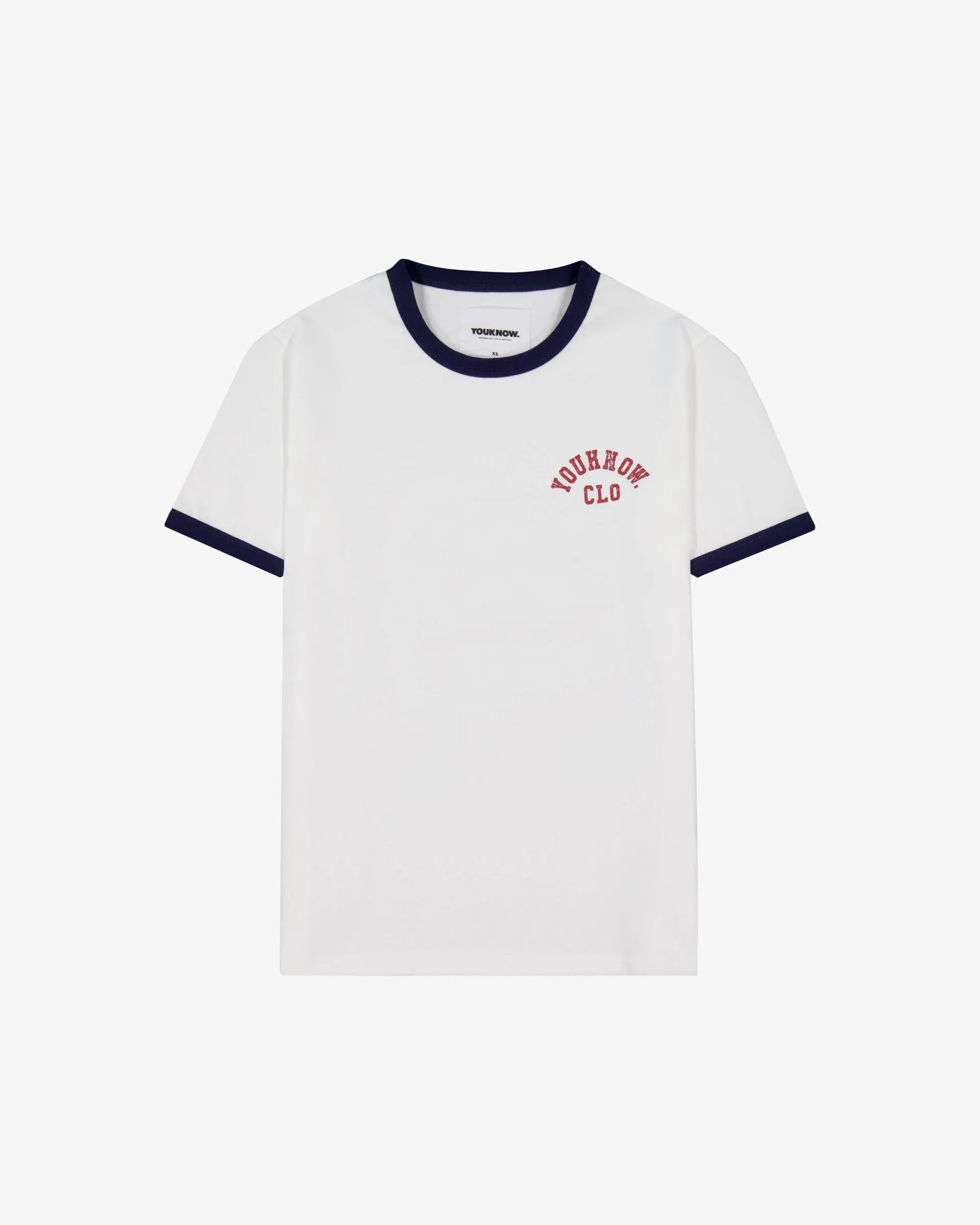 Shrunken Ringer Tee | White