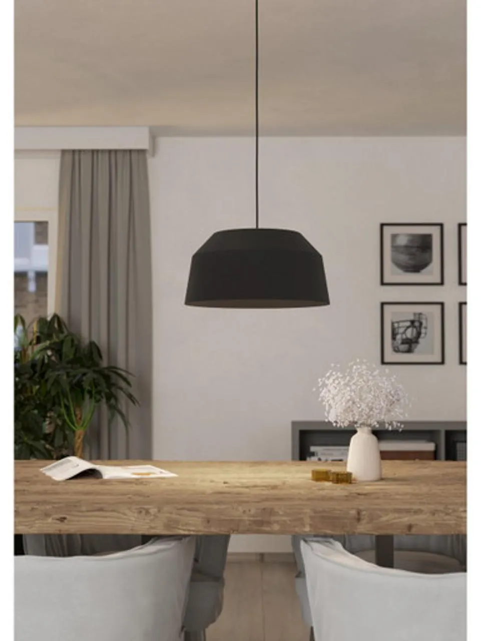Contrisa 380mm Pendant Black