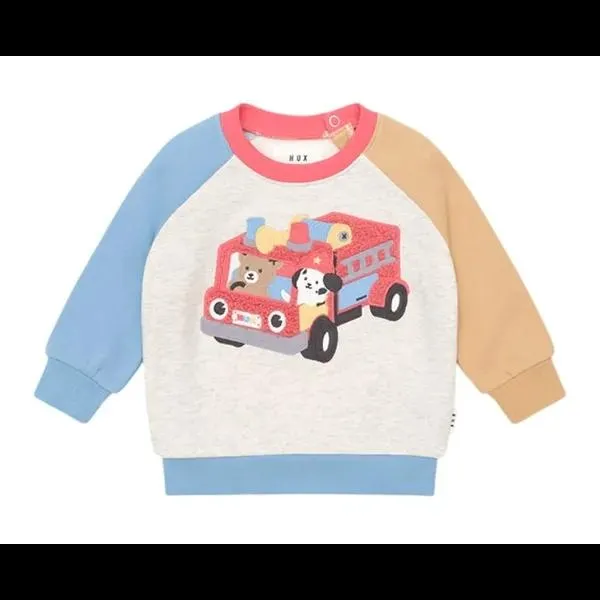 Huxbaby Firetruck Hux Sweatshirt