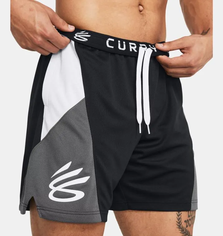 Under Armour® Mens Curry Splash Shorts Black/Castlerock
