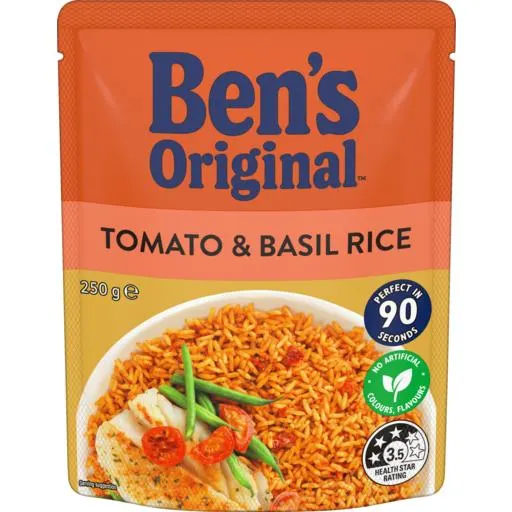 Ben's Original Express Rice Tomato & Basil