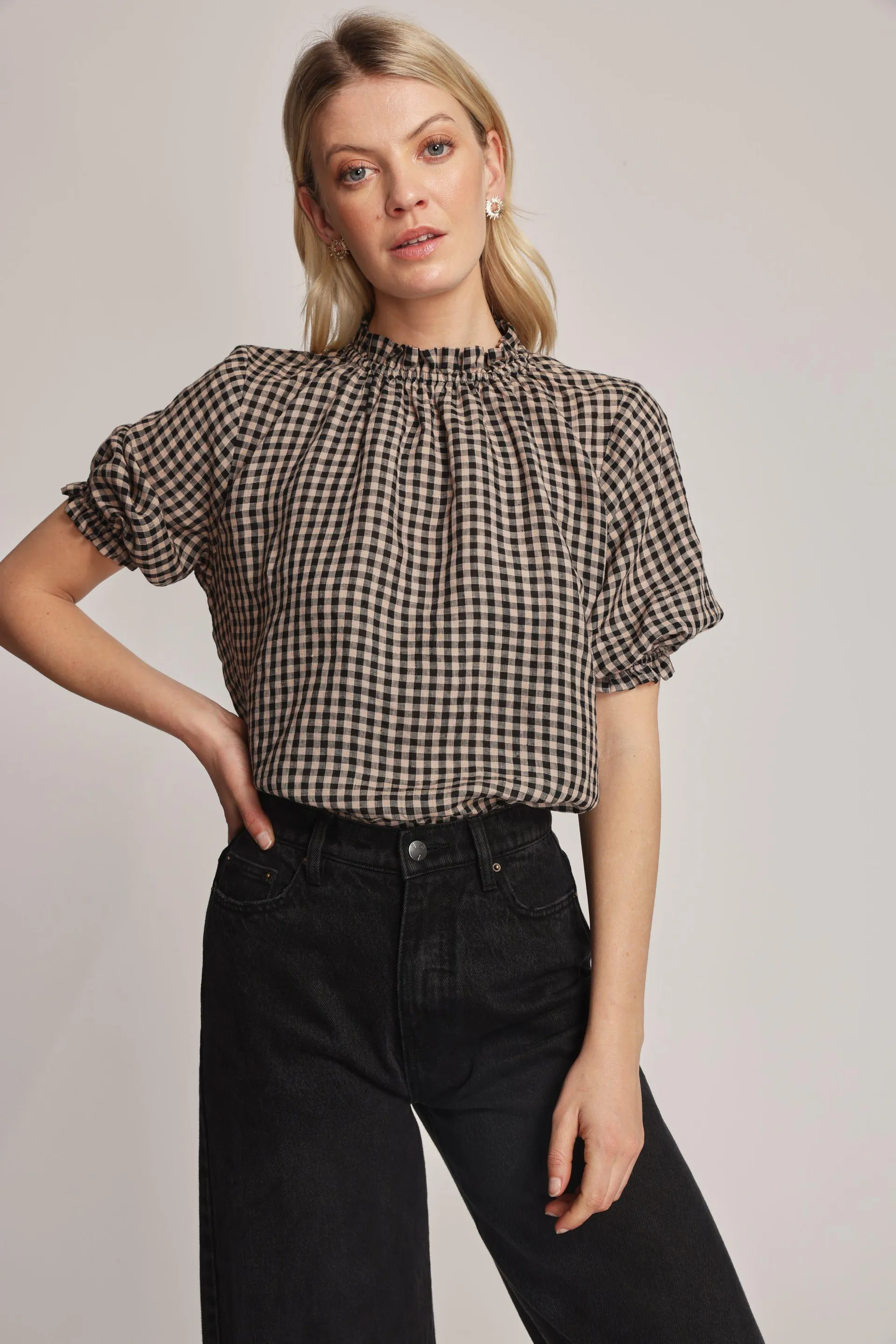 The Frill Detail Short Sleeve Blouse