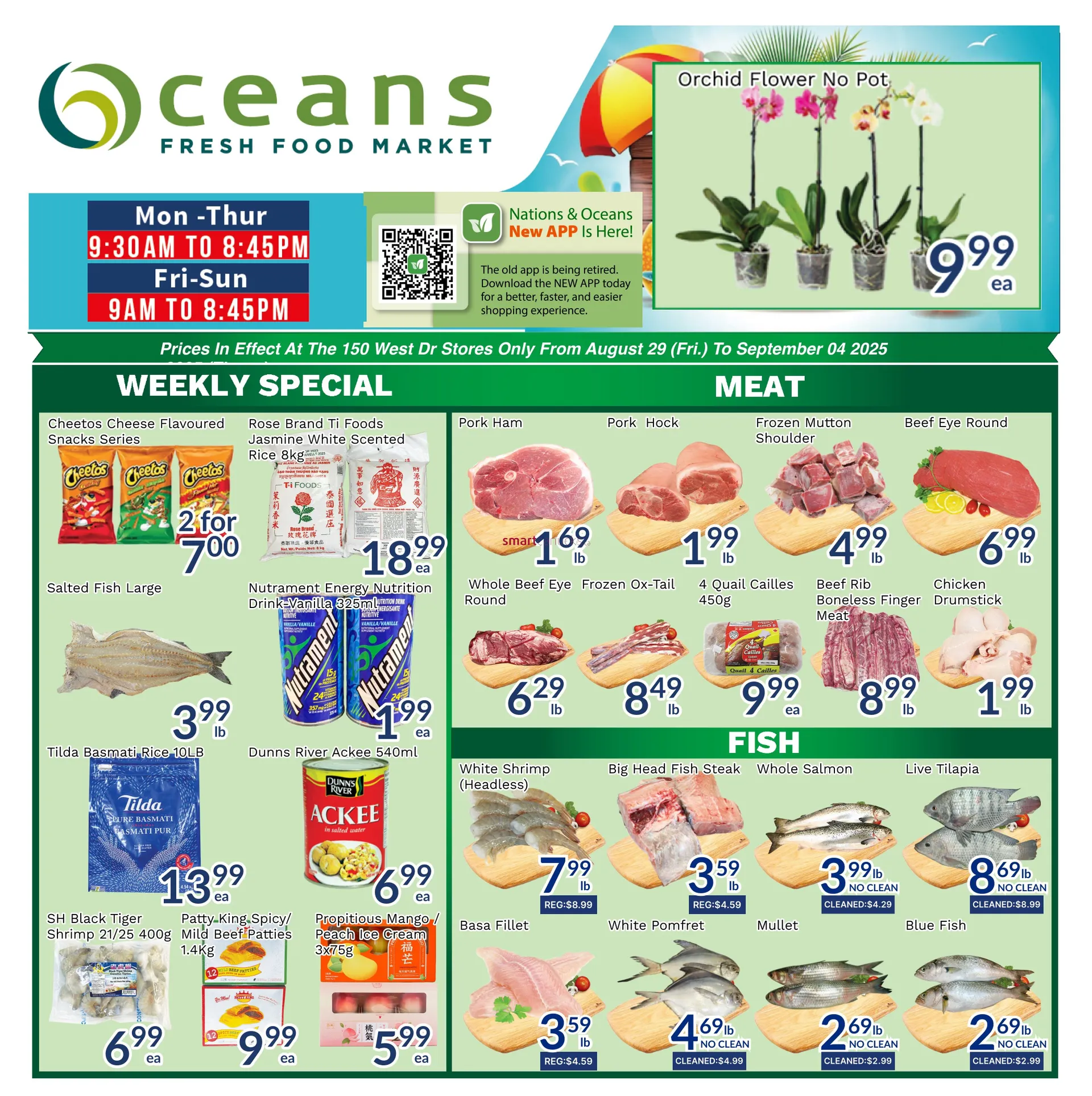 Oceans Sales from August 29 to September 4 2025 - flyer page 1