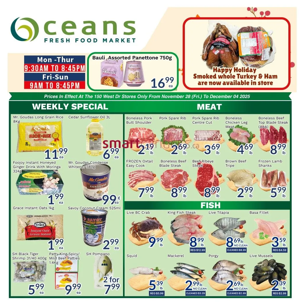 Oceans Sales from November 28 to December 4 2025 - flyer page 