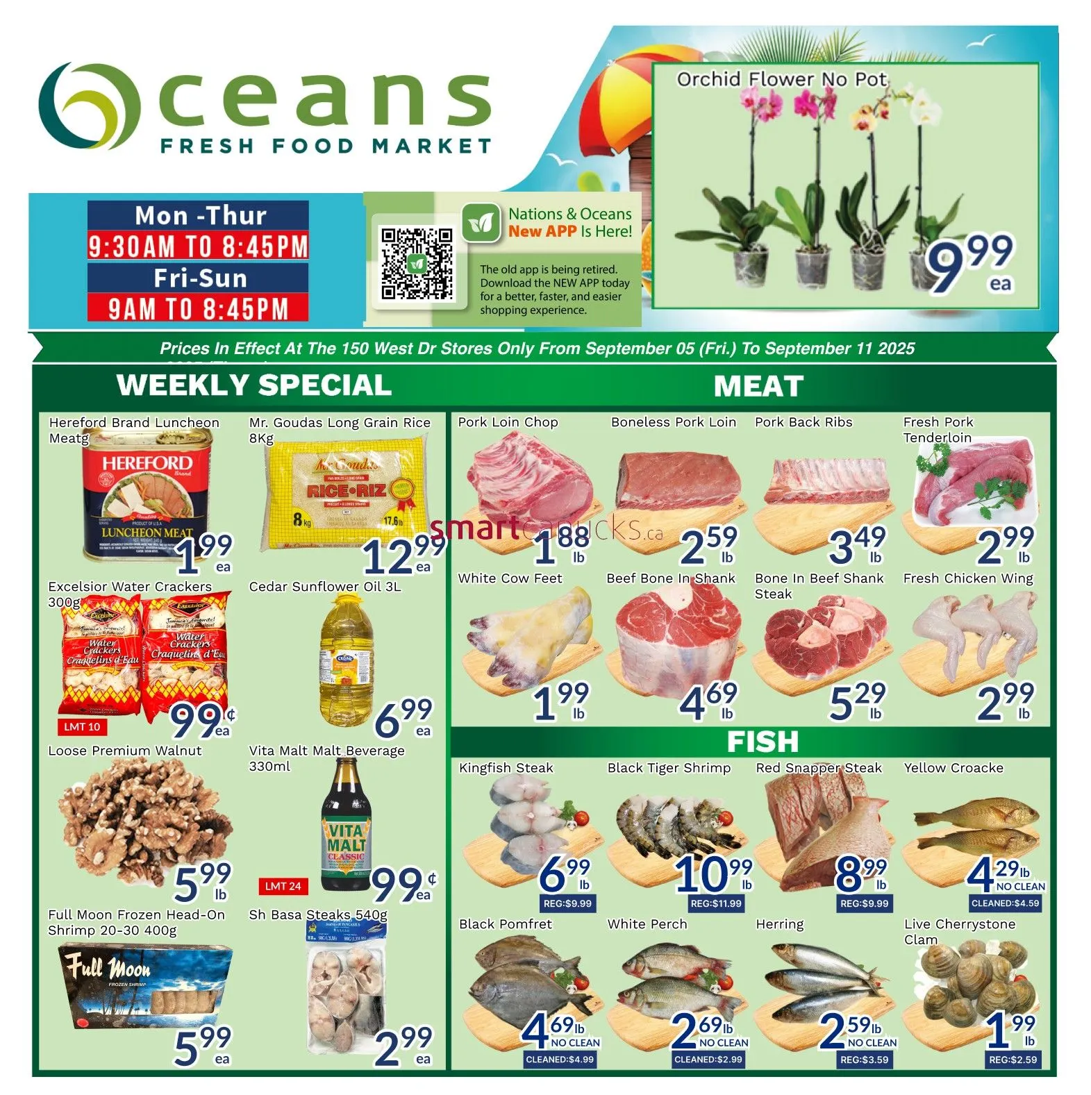 Oceans Sales from September 5 to September 11 2025 - flyer page 1