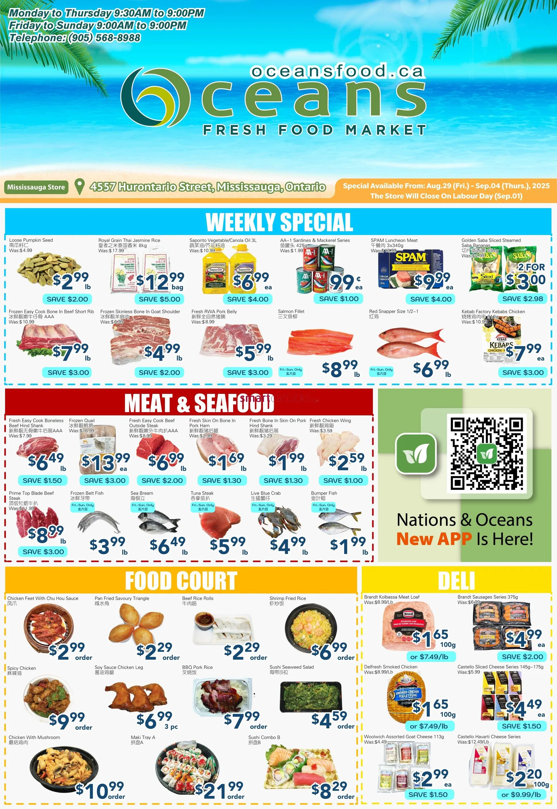 Oceans Sales from August 29 to September 4 2025 - flyer page 1