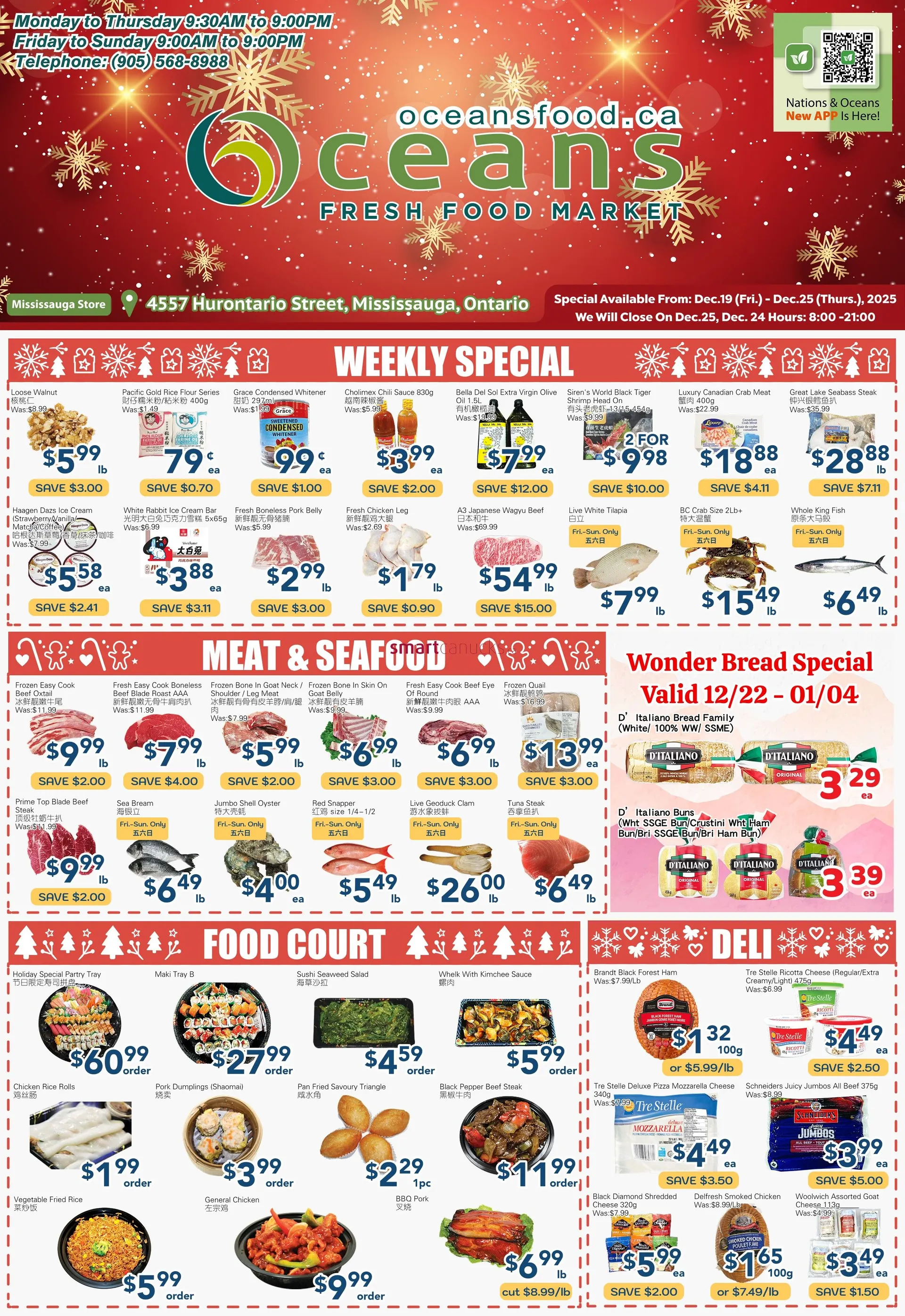 Oceans Sales from December 19 to December 24 2025 - flyer page 1