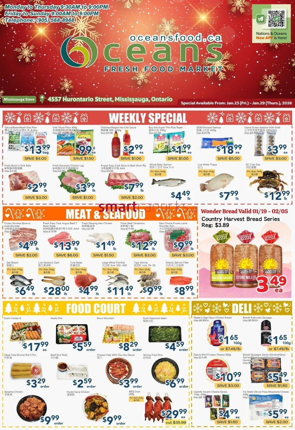 Oceans Sales from January 23 to January 29 2026 - flyer page
