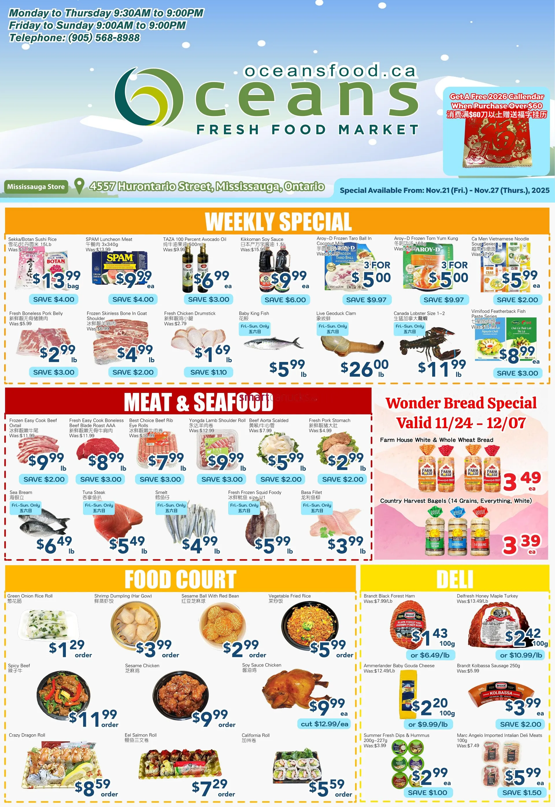 Oceans  Sales from November 21 to November 27 2025 - flyer page 1