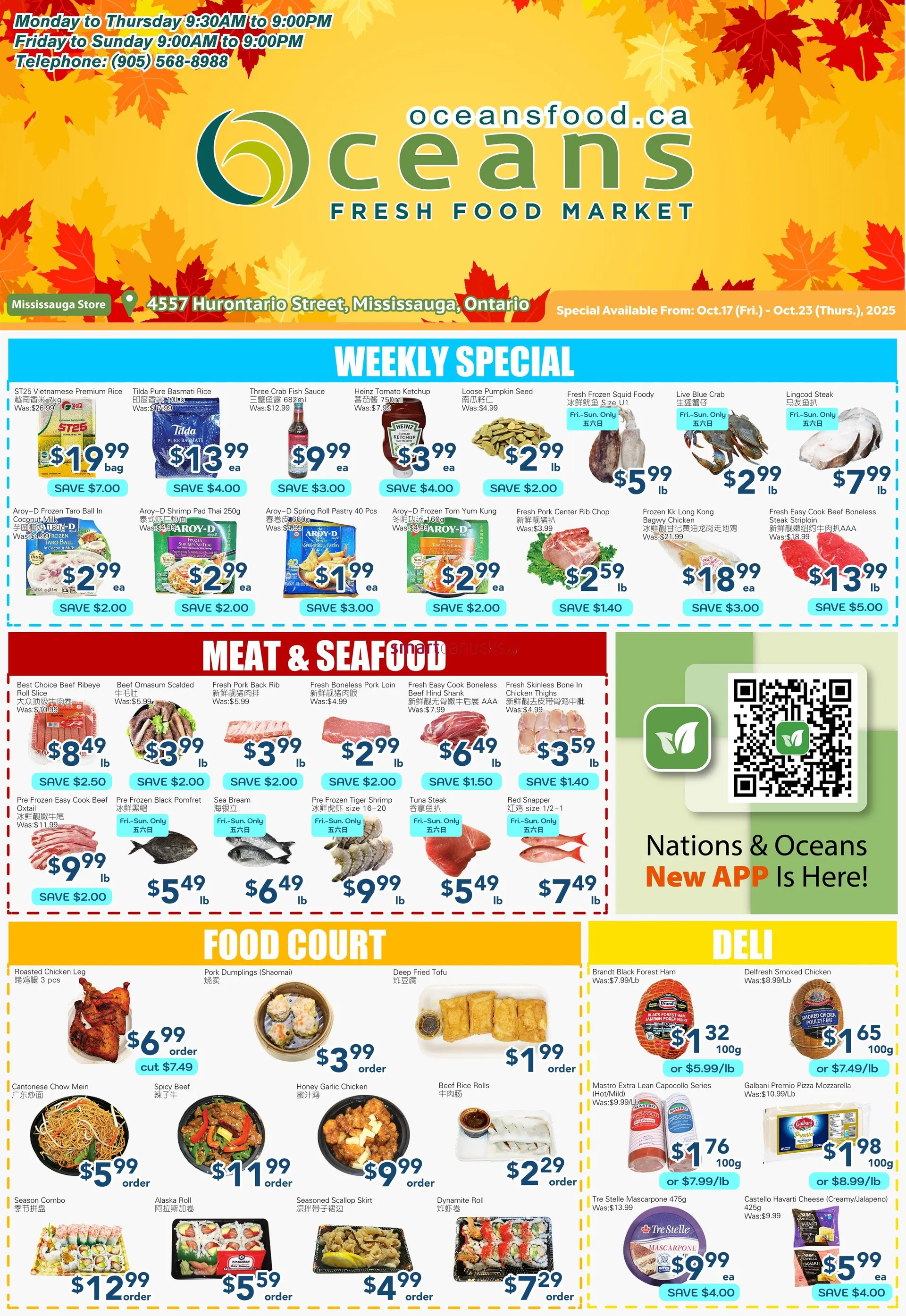 Oceans Sales from October 17 to October 23 2025 - flyer page 
