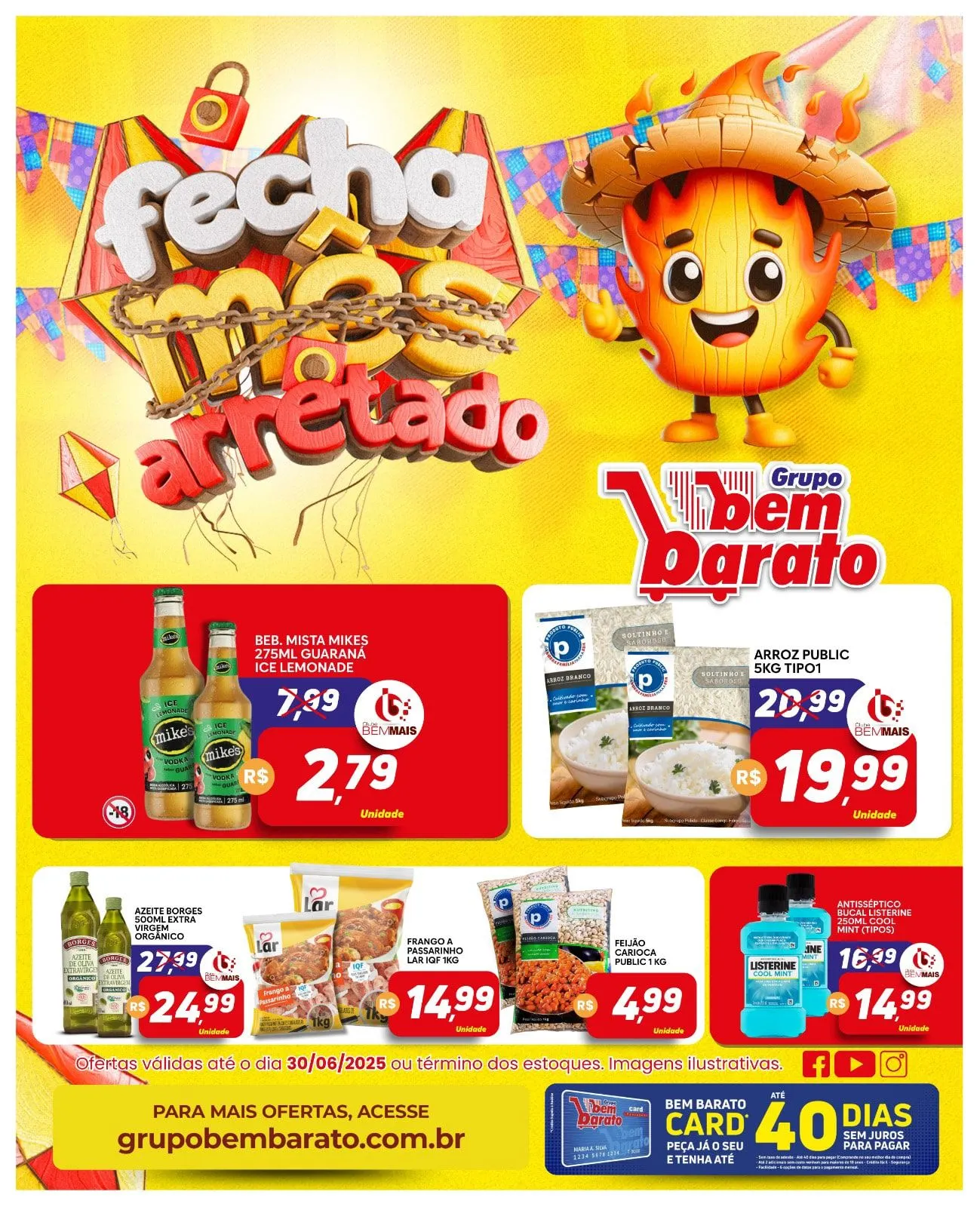 Encarte de Folhetos Bem Barato 24 de junho até 30 de junho 2025 - Pagina 1