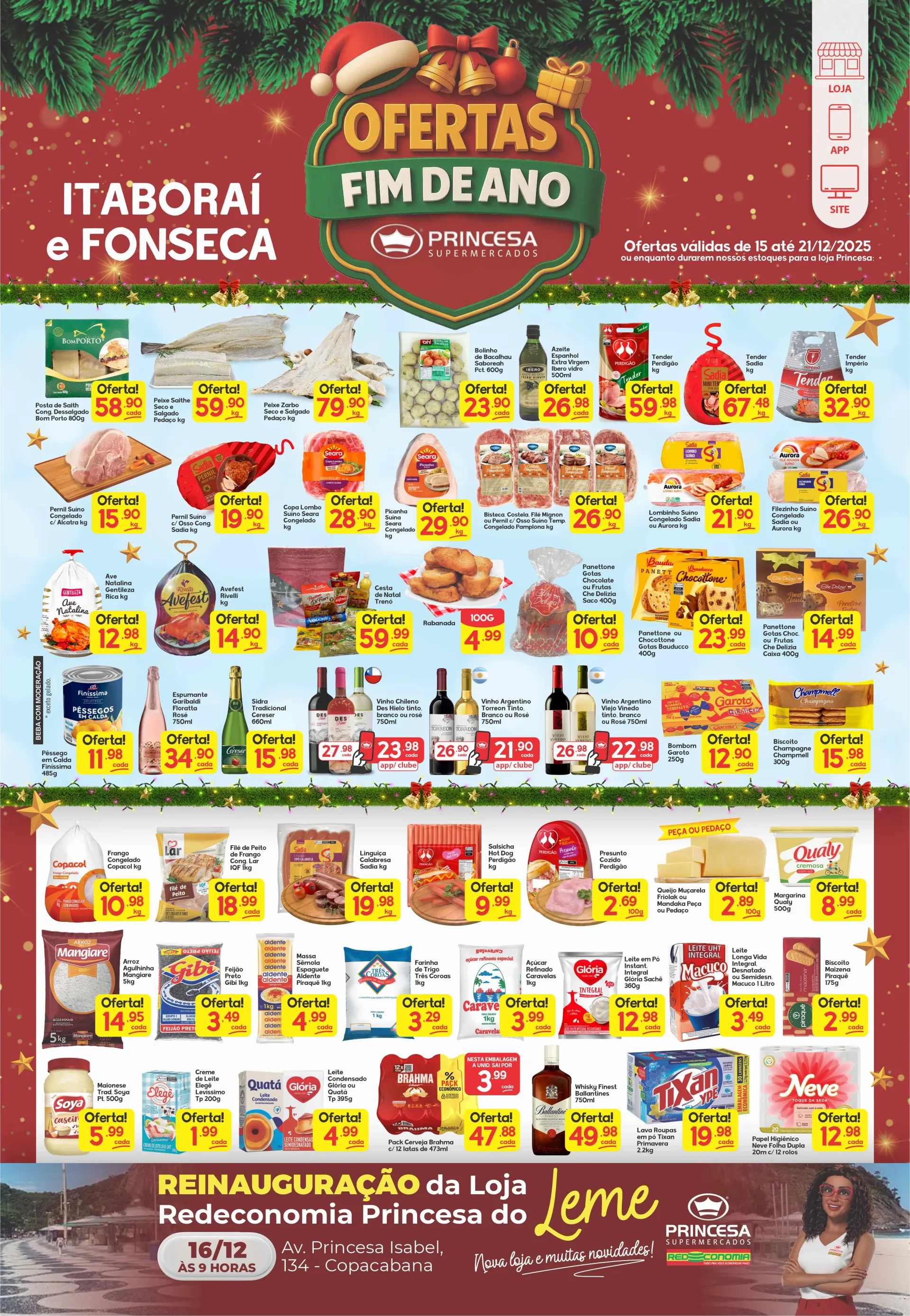 Encarte de Supermercados Princesa Ofertas 15 de dezembro até 21 de dezembro 2025 - Pagina 1