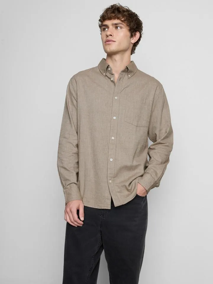Chemise en pur coton à boutons