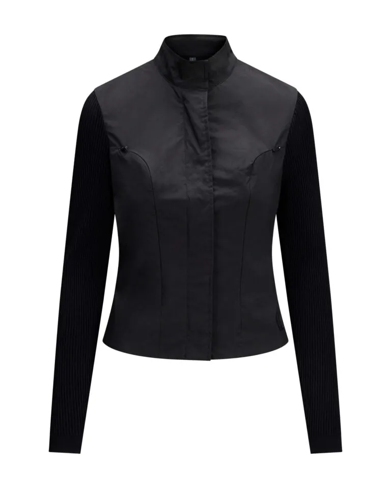 Krysta Hybrid Cardigan - Black