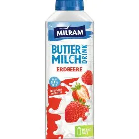 Fruchtbuttermilch, Erdbeere