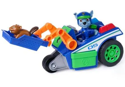 LA PAT' PATROUILLE -VEHICULE + FIGURINE SEARCH & RESCUE ROCKY