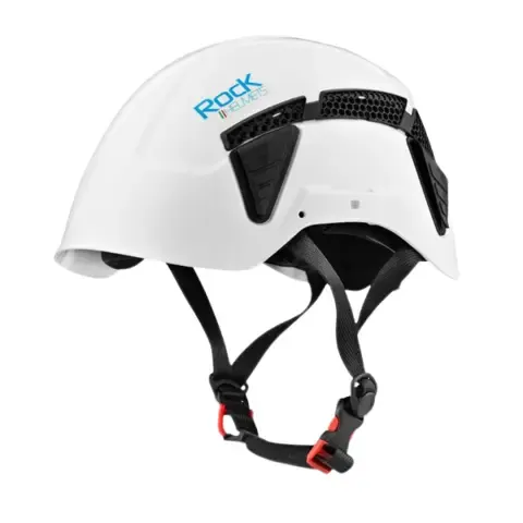 Hjelm dynamo 397 plus hvit 4-punkts hakestropp, 54 - 62 cm