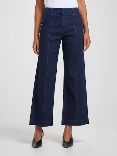 Just Jeans Originals Wide Ankle Pintuck Jeans