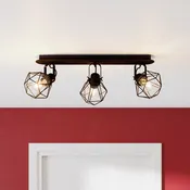 3 Spots noir E27 - "Simion" - Cooke and Lewis