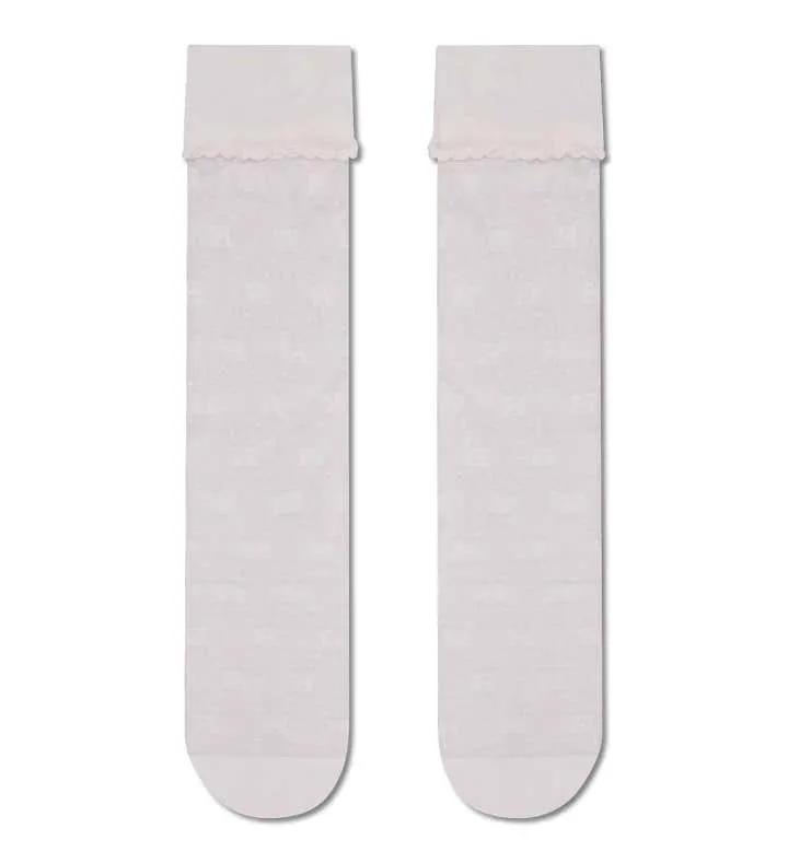 H Monogram Tall Crew Sock