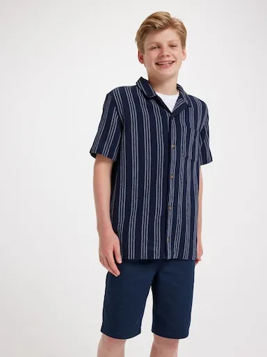 Just Jeans Boys Jacob Textured Shirt