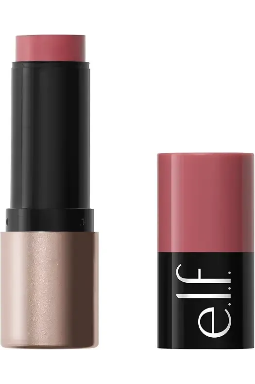 Soft Glam Cream Blush Stick, Buildable Natural Flush, Muted Mauve